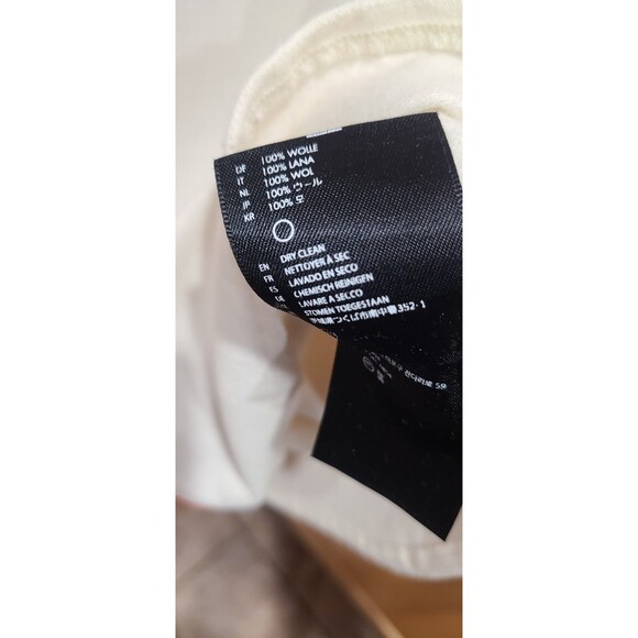 Brixton WooL Baseball Jersey Embroidered Logo Varsity Grunge Med Rock - Picture 8 of 8